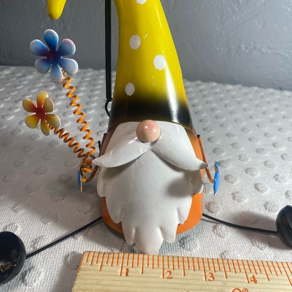 Garden Collection Spring Gnome Wind Chime-Metal - Picture 11 of 12